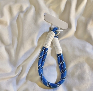 Điện thoại trường hợp dây buộc bền bện dây điện thoại tay dây đeo cổ tay bền và mạnh mẽ Dây buộc Màu Xanh - Product Image 3