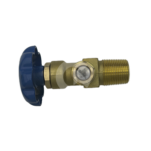 Válvula de Cilindro de Latón Forjado, Rosca Estándar Fácil de Adaptar para Regulador de Gas de Automóvil y Piezas de Tanque - Product Image 5