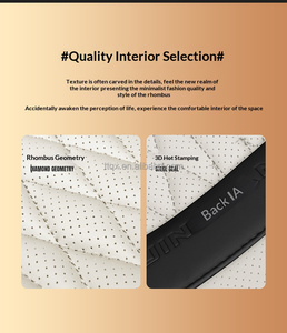 Coprisedili Auto in Pelle Arancione Vivace Universali per 5 Posti Set Completo Compatibili con <span class=keywords><strong>Audi</strong></span> A1 A3 <span class=keywords><strong>A4</strong></span> A5 Q2 Q3 Resistenti ai Graffi - Product Image 4