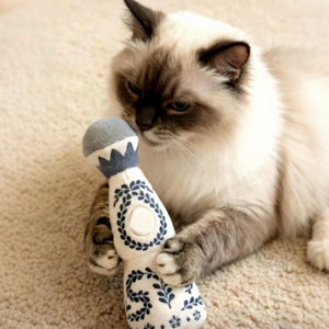 Juguete Masticable para Perros con Forma de Animal, Sonido Personalizado, Indestructible, de Peluche, para Perros y Gatos, Azul - Product Image 1