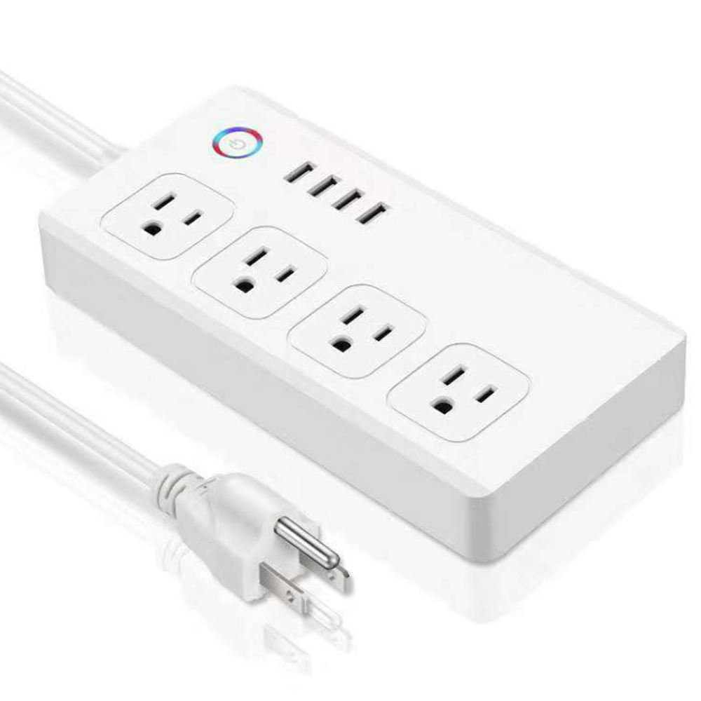 HONPNK Tuya Smart Plug Consumer Electronics Cheap Smart Power Socket Plug US 4AC 4USB Smart Insertion AU EU UK