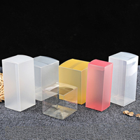 Boîte en PVC transparente personnalisée avec logo, en PVC/PET, pliable, avec cintre – Offre Spéciale
