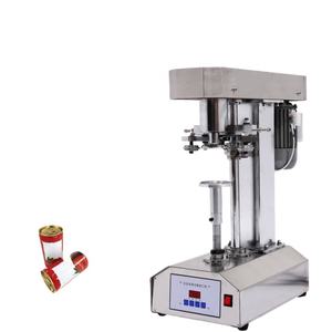 เครื่องปิดผนึกถังกึ่งอัตโนมัติขวดสำหรับน้ำดื่ม PET เครื่องปิดผนึกกระป๋องสำหรับเครื่องบรรจุอาหารกระป๋องสำหรับธุรกิจขนาดเล็ก - Product Image 4