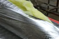 Tuyau de ventilation flexible isolé de 4, 6, 8, 10 pouces, 6m, 10m, pour l'évacuation de l'air de chauffage, de refroidissement, de climatisation et de systèmes CVC