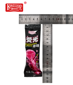 Sucette qui brille dans le noir, bonbon fruité en bâtonnet, en boîte, bonbon fruité dur multicolores en bâtonnet - Product Image 3