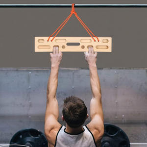Entraîneurs de Suspension en PVC réglables pour intérieur/extérieur, planche de Force de doigt en bois portable pour l'entraînement physique de la force des bras - Product Image 3