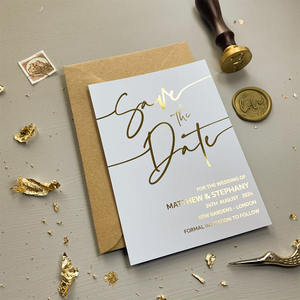 Invitation de <span class=keywords><strong>mariage</strong></span> islamique simple Save the Date minimaliste unique moderne - Product Image 6