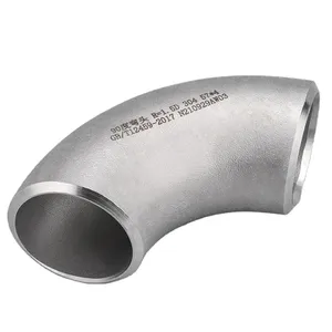 Werks-Direkt verkauf Pipe Liner Fitting 316 Edelstahl 90 Grad Elbow Elbow Pipe Fittings