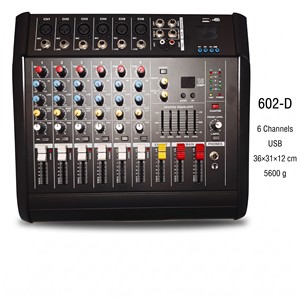 Console di Mixaggio Audio Professionale con Amplificatore Integrato, 16 Preset DSP e EQ a 7 Bande per Performance Vocali e Prove - Product Image 1