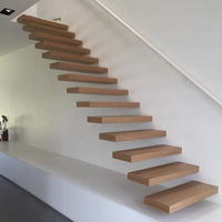 CBMMart American House-Escaliers flottants d'intérieur décoratifs en bois pour la rénovation de la maison