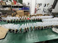 Décorations de mariage en plein air, grandes ailes de papillon, support lumineux, papillon lumineux mobile, papillon LED