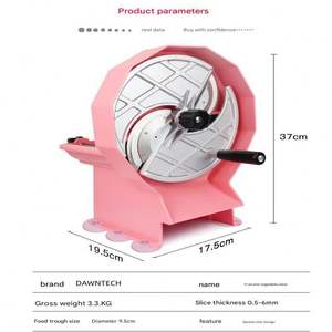 Máquina Manual de Acero Inoxidable para Cortar en Cubos y Rebanadas Patatas, Zanahorias, Cítricos, Limones, Plátanos, Tomates, Frutas y Verduras - Product Image 5