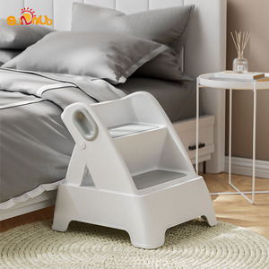SUNNUO <strong>Baby</strong> Anti-Slip Removable <strong>Step</strong> Stool Easy to Carry Multi-function Footstool with Two <strong>Step</strong> for for Bathroom Kitchen - Product Image 4