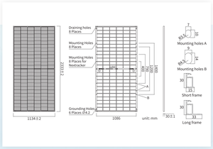 Panel Solar <span class=keywords><strong>JA</strong></span> Solar JAM72D30 LB 555-580W, Tipo P, Bifacial, Doble Cristal, PERC, Media Celda, Módulo Mono para Sistemas de Energía Fotovoltaica y Almacenamiento de Energía - Product Image 4