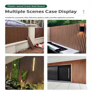 Revêtement mural en composite bois-plastique écologique, panneaux muraux en WPC, panneaux pour matériaux <span class=keywords><strong>de</strong></span> décoration - Product Image 5