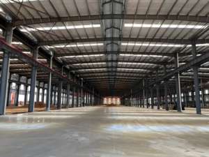 Bâtiments d'entrepôt et d'atelier en structure métallique préfabriquée moderne <span class=keywords><strong>PEB</strong></span>, design personnalisé, surface galvanisée - Product Image 3