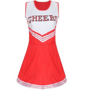 Uniforme de <span class=keywords><strong>Animadora</strong></span> para Escuela Secundaria, <span class=keywords><strong>Disfraz</strong></span> de <span class=keywords><strong>Animadora</strong></span>, Uniforme Musical, Vestido con Top Corto y Falda - Product Image 4