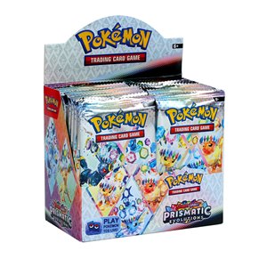 360 Cartas para Pokémon Prismatic Evolutions PHANTASMAL FLAMES Scarlet Violet 151 Black Bolt, <span class=keywords><strong>Caja</strong></span> de Cuero Genuino con Booster en Inglés - Product Image 1