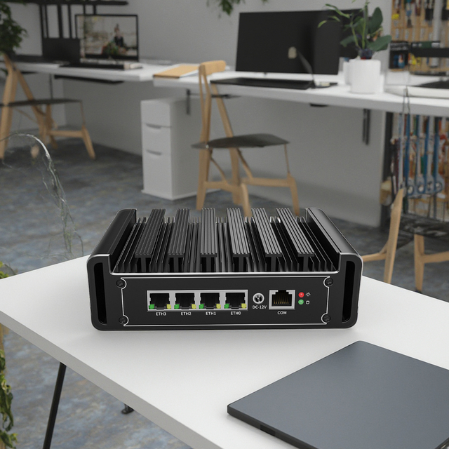 Fanless Mini PC I3 1115G4 Firewall Appliance 4x 2.5G LAN N5105 N150 J6413 I5 1135G7 I7 NVMe Mini Computer PfSense Proxmox Host