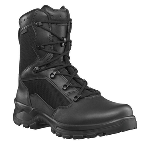 SFB26 711 <b>Black</b> Leather Tactical <b>Boots</b> Waterproof Lace-Up Outdoor Hiking Durable Rubber Outsole All Seasons - Product Image 1
