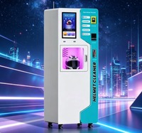 Machine de nettoyage de casques, désinfection, nouveau design, distributeur automatique de nettoyage de casques de moto