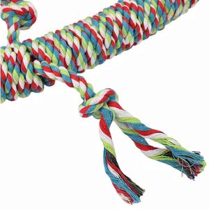 Juguete de entrenamiento de cuerda de algodón trenzado para perros grandes, nuevo, resistente a mordeduras, duradero, ecológico, para perros, juguetes masticables interactivos para perros - Product Image 6