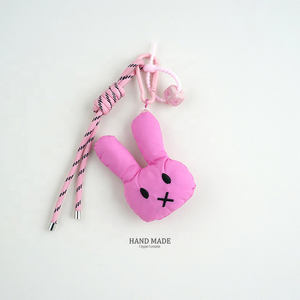 2026 Popular Conejo de Peluche Tejido Ecológico y Duradero, Llavero, Colgante para Bolso, Muñeca Decorativa para Niña, Accesorios para Coche - Product Image 5