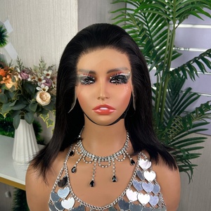 HD 13x4 SDD Bone Straight <b>Bob</b> <b>Wig</b> With HD Frontal <b>Bob</b> <b>Wig</b> 100% Human - Product Image 1