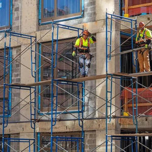 Heavy Duty Steel Frame <strong>Scaffolding</strong> with Quick <strong>Lock</strong> Mechanism for Roofing Painting Repair Jobs Exterior Workshop Outdoor Settings - Product Image 2