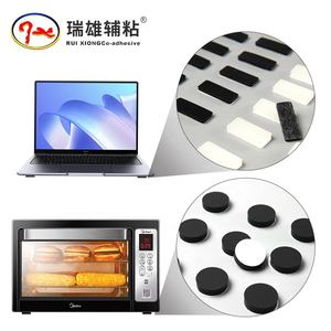 Rui Xiong Op Maat Gemaakte Ronde Zelfklevende Plakkerige Siliconen Rubberen Voetjes Pad Anti Slip Voeten Pad - Product Image 3