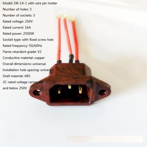 Nồi cơm điện với ổ cắm cáp, ổ cắm điện AC thiết bị điện, cơ sở sản phẩm an toàn 3 lỗ - Product Image 3