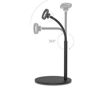 <span class=keywords><strong>IPad</strong></span> <span class=keywords><strong>Air</strong></span> Mini Pro 10.2 /12.9 용 스탠드 폰 태블릿 홀더, 킨들, 넥서스, 탭, 갤럭시, 전자 책 리더-블랙 - Product Image 3