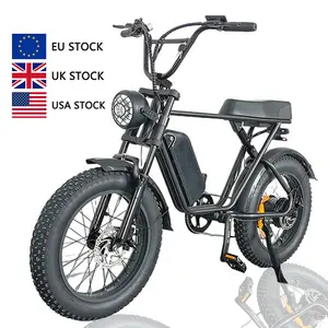 Электрический велосипед ЕС склад стелс-бомбардировщик Электрический велосипед 1000 Вт брэйк 48В с сиденьем Электрический мотоцикл дальнего действия