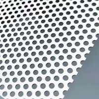 Maille décorative architecturale perforée de maille de couverture de calandre de haut-parleur gravée par petit trou en métal microperforé