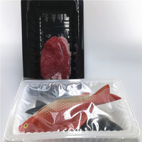 Barquettes thermoserties en PP de haute qualité pour viande congelée, barquettes rectangulaires jetables personnalisées en plastique de qualité alimentaire MAP, emballées pour l'exportation