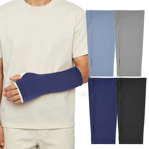 Manchon de protection élastique pour bras, couvre-plâtre, <span class=keywords><strong>protège</strong></span>-avant-bras et poignet, avec trou pour le pouce, respirant, lavable, en nylon et élasthanne - Product Image 3