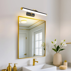 Nouvelle applique murale moderne de luxe en fer 2026 avec LED E26 pour salon, coiffeuse, éclairage frontal de miroir, salle de bain - Product Image 3