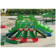 Thiết bị công viên nước mát mẻ và làm mới trượt nước hồ bơi trượt - Product Image 5