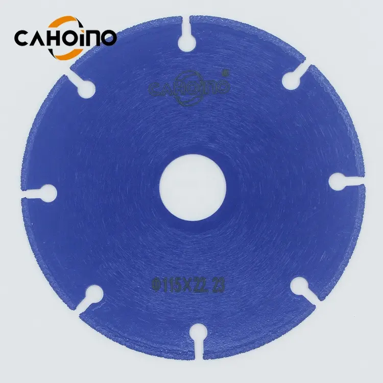 4.5in/115mm Vacuum Brazed Diamond Saw Blade For All Purpose Cut Off Wheel Rebar Sheet Metal Angle Iron Stainless Steel