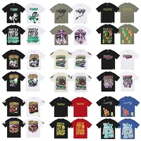 Camiseta de Manga Corta para Hombre y Mujer, 230g, 100% Algodón, Diseño de Dibujos Animados Hip Hop, Transpirable, Original, con Estampado 'THAT'S AWFUL LOT COUGH SYRUP'