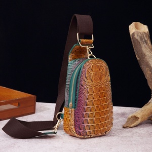 Sac bandoulière Boshiho personnalisé en cuir véritable pour femme, sac messager vegan, sac à dos à une épaule, sac à bandoulière - Product Image 3