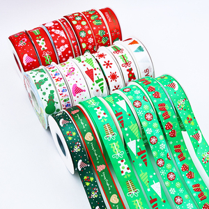 크리스마스 리본, 리본 공예용, 맞춤 사이즈, OEM 리본 제조업체 - Product Image 4