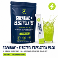 Créatine monohydrate à absorption rapide, électrolytes en poudre, 5 g par sachet, sans sucre, mélange pour boisson hydratante pour les athlètes et la salle de sport
