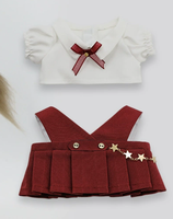 Nouveauté : Ensemble de vêtements pour poupée de 20 cm, fabrication artisanale, avec manteau et pantalon, pour poupée mini garçon et poupée mini fille DIY
