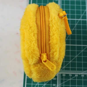 <strong>Funny</strong> Expression Unisex Plush Cosmetics <strong>Headphone</strong> Bag Black with Five Balls Stuffed Pendant Acrylic Ornaments Factory Direct - Product Image 4