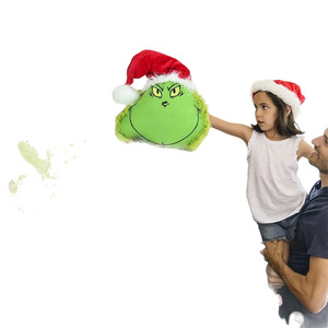 Ensemble de décoration de Noël, Halloween, <span class=keywords><strong>Grinch</strong></span>, Citrouille, Elfe, Thème Cinéma, avec Couette en coton PP lavé et Jouet en peluche 100% Polyester - Product Image 6