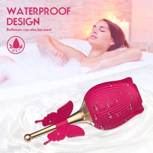 Vibrador con forma <span class=keywords><strong>de</strong></span> flor rosa <span class=keywords><strong>para</strong></span> pezón, lengua, <span class=keywords><strong>succionador</strong></span> <span class=keywords><strong>de</strong></span> clítoris, Juguetes sexuales <span class=keywords><strong>para</strong></span> <span class=keywords><strong>mujeres</strong></span> - Product Image 3