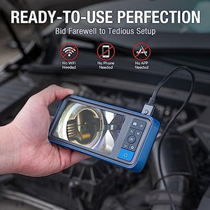 Caméra d'inspection endoscopique double objectif OEM ODM avec lumière <span class=keywords><strong>Teslong</strong></span> 45 HD, caméra de contrôle flexible pour l'automobile - Product Image 3