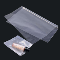 Sac plat antistatique ESD en PE transparent rose de l'usine HAOUGER pour composants électroniques
