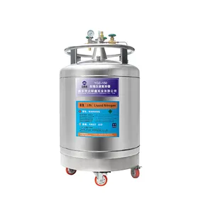 150 liter YDZ 150 perlengkapan tangki nitrogen cair bertekanan sendiri ln2 deware untuk isi ulang NMR dengan nitrogen cair